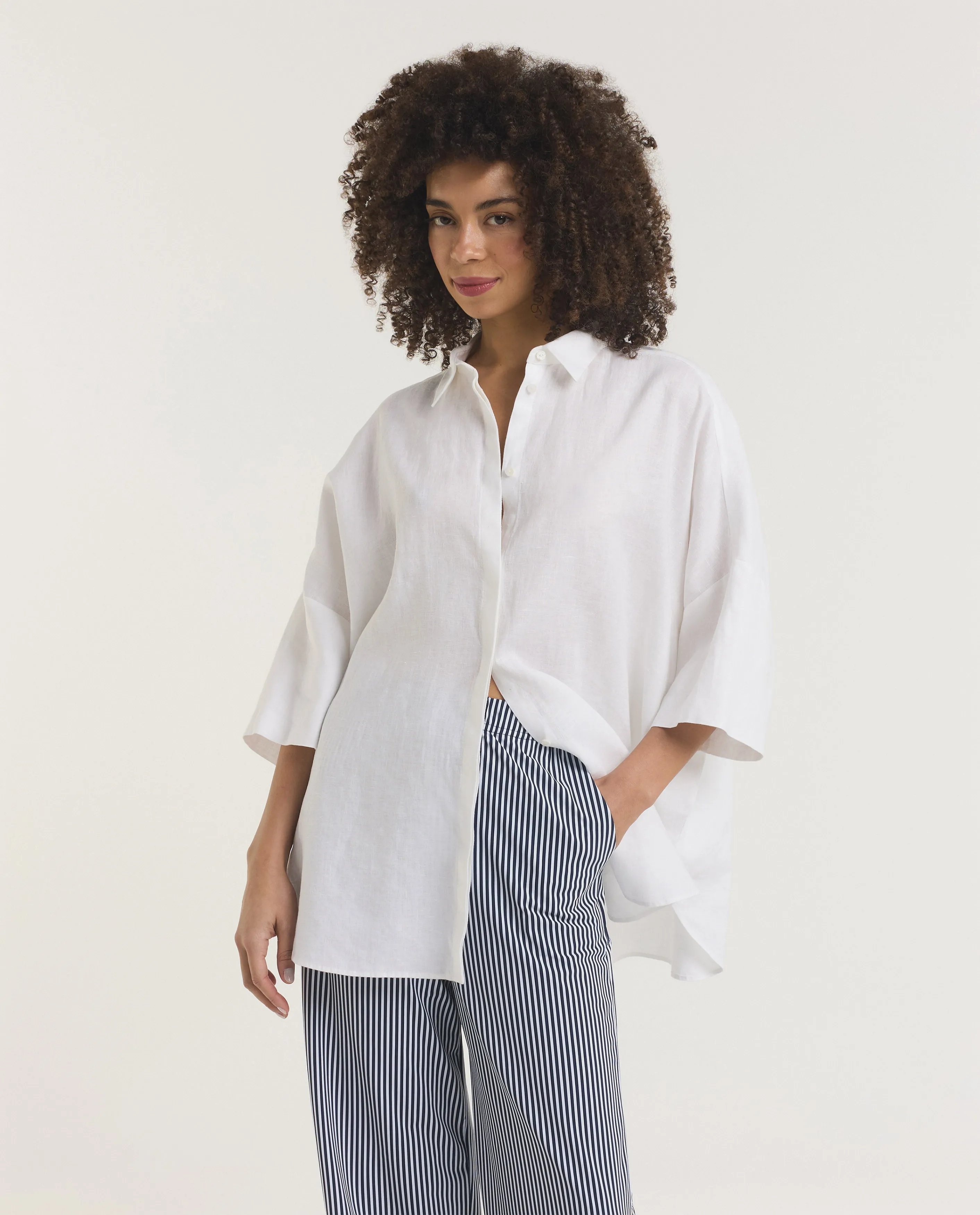 Boxy Linnen Shirt sold by Pauw Amsterdam