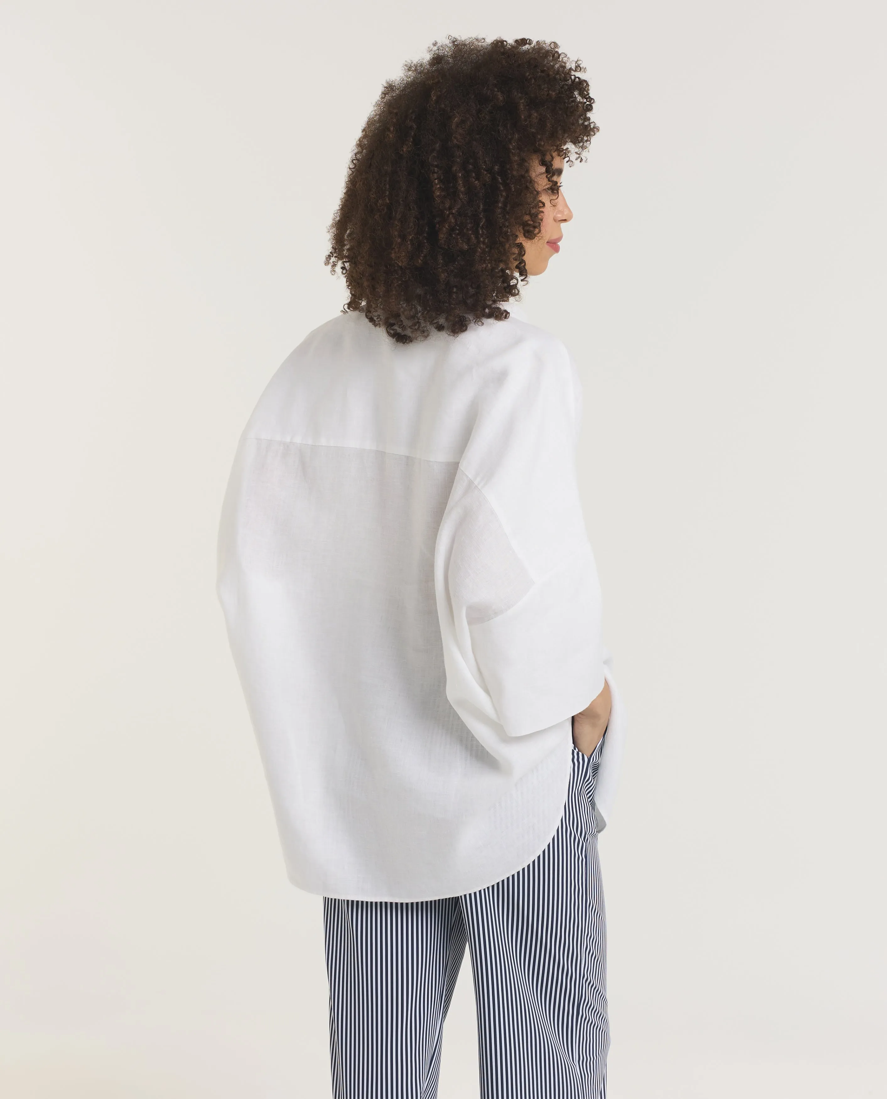 Boxy Linnen Shirt sold by Pauw Amsterdam product image thumbnail 5