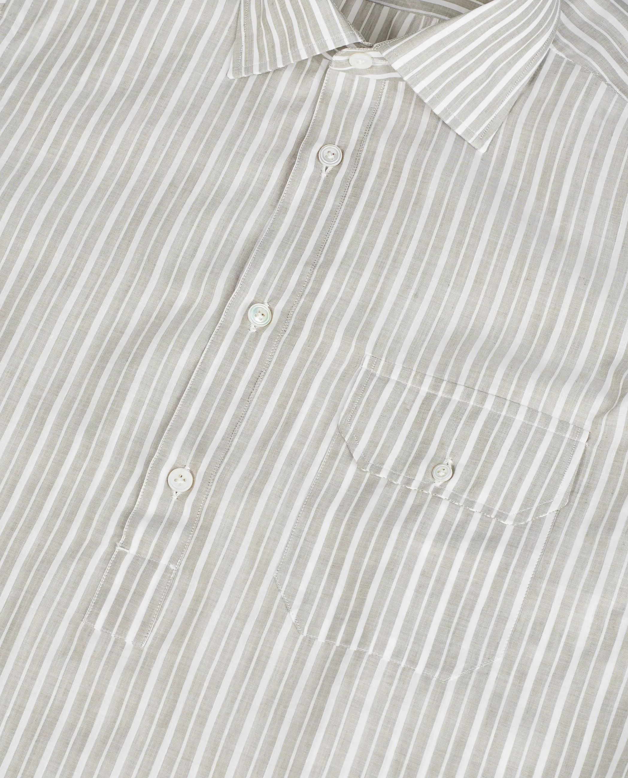 Katoen Linnen Pop-over Shirt sold by Pauw Amsterdam product image thumbnail 2