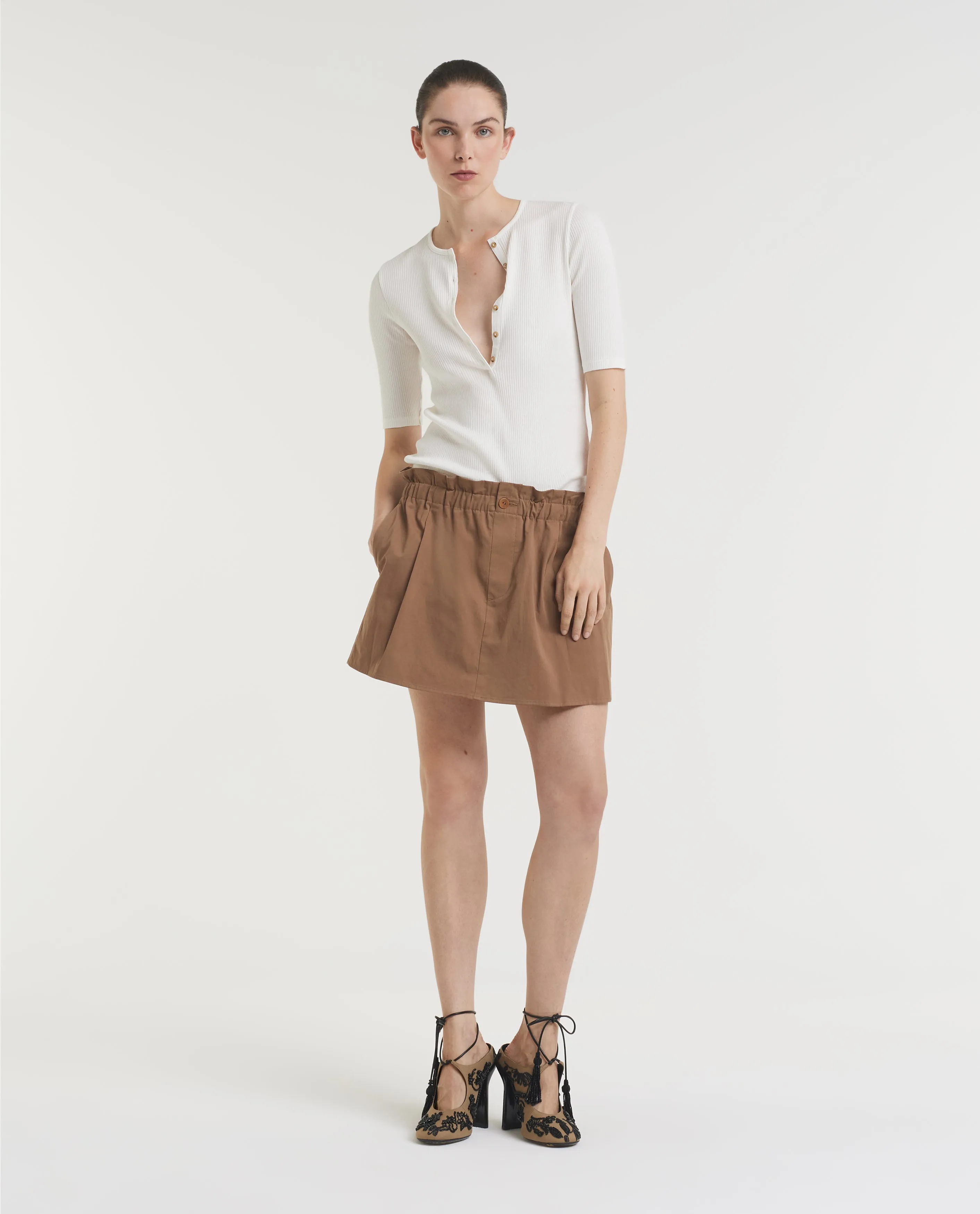 Rib Katoenen Henley sold by Pauw Amsterdam product image thumbnail 3