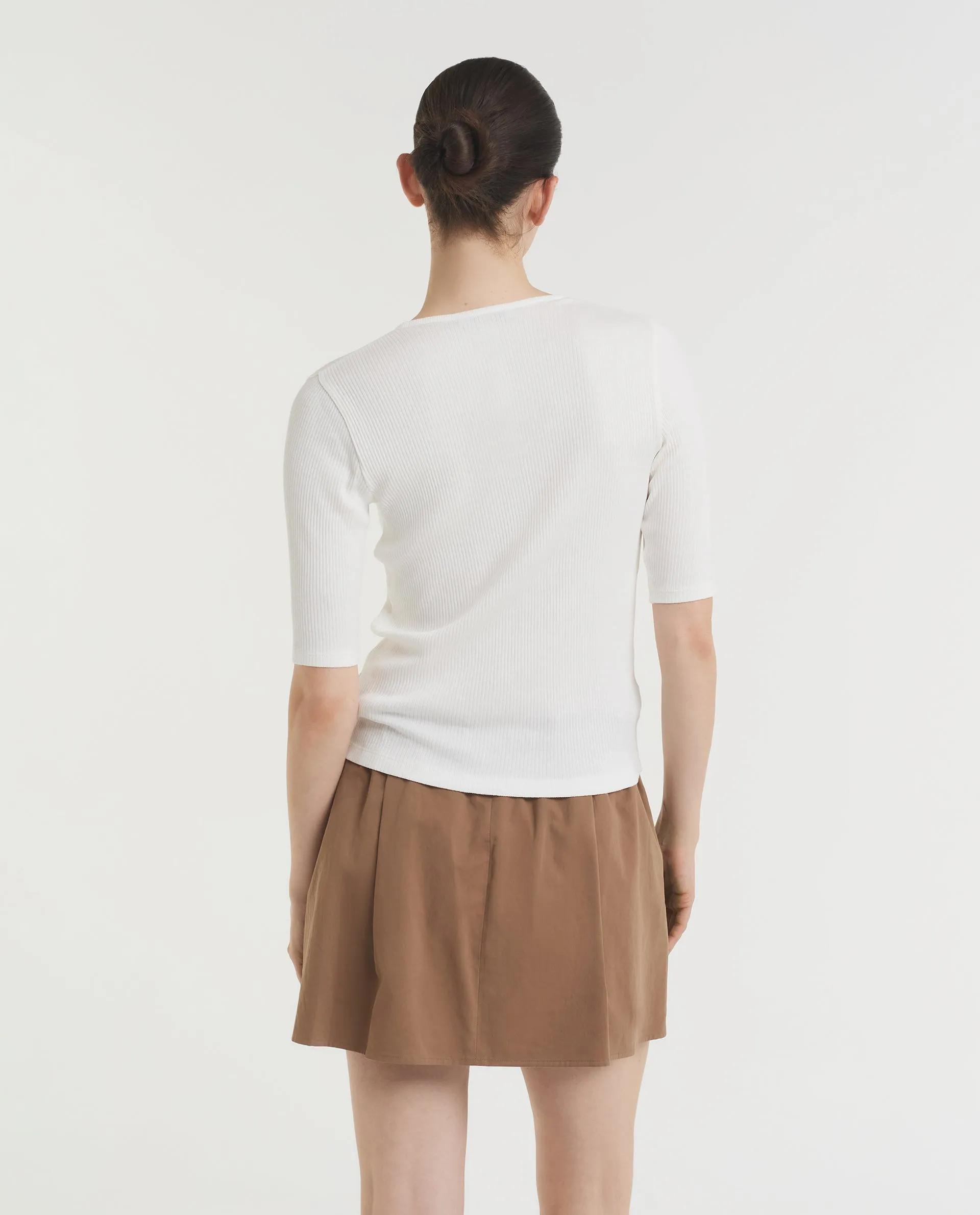 Rib Katoenen Henley sold by Pauw Amsterdam product image thumbnail 4