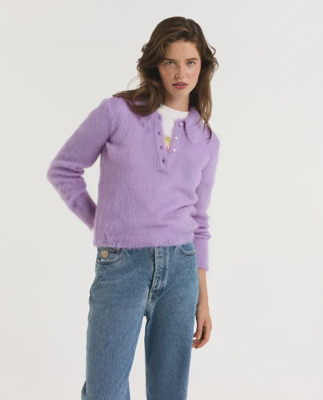 Furry Alpaca Polo Trui made by Chloe