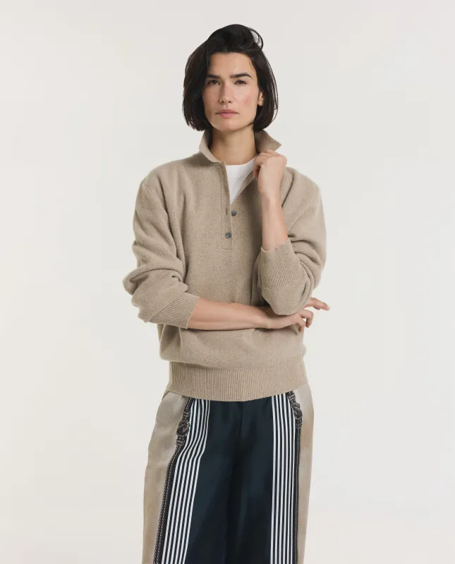 Wol Cashmere Polo made by Rohe