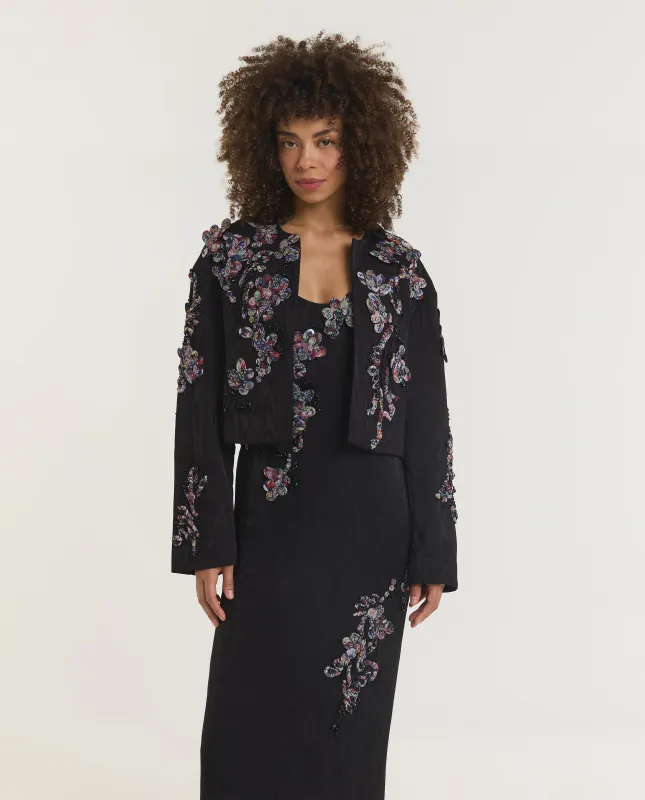 Cropped Moiré Jasje made by Dries Van Noten