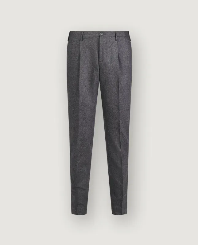 Stretch Flannel Pantalon made by Incotex