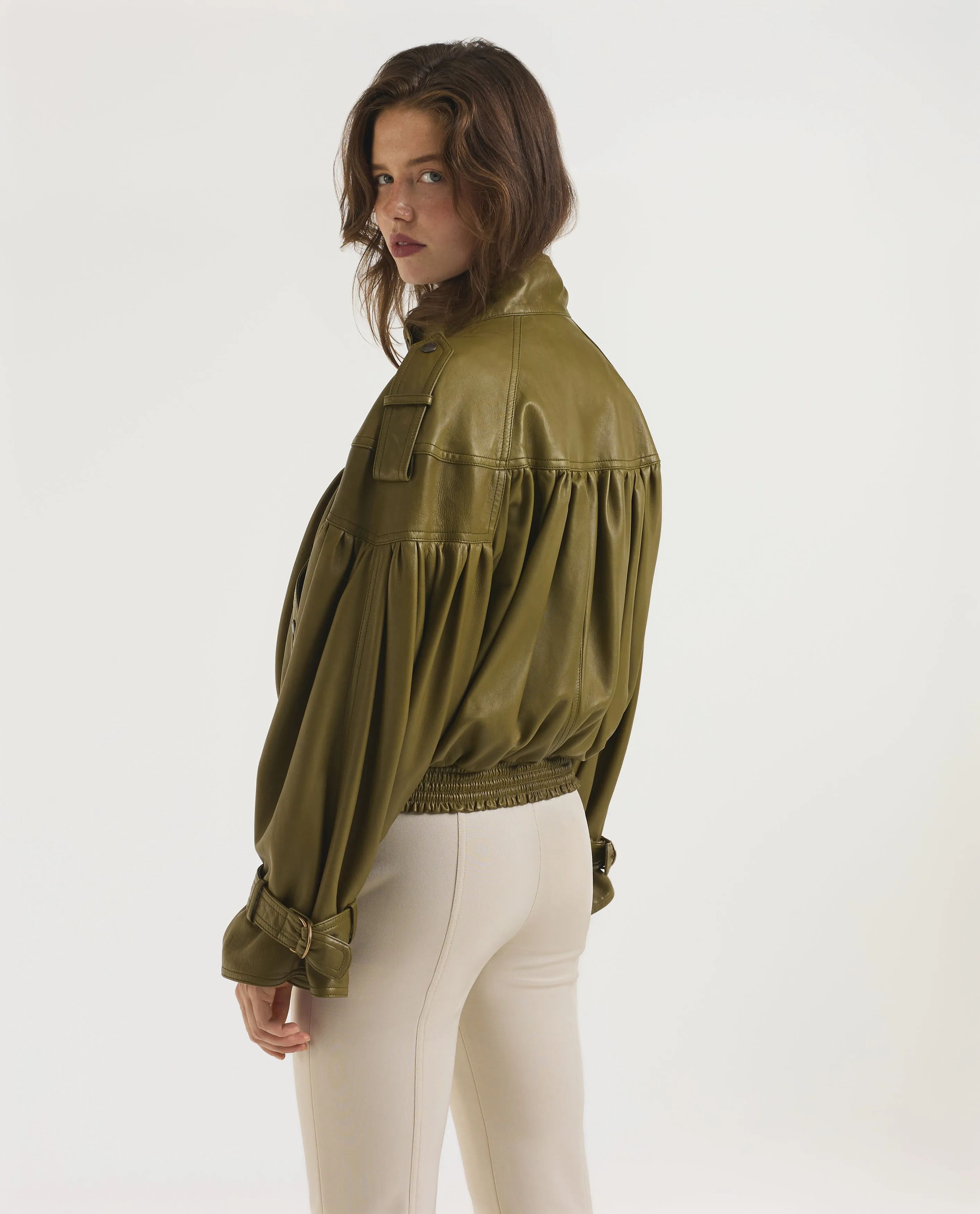 Cropped Leren Jack sold by Pauw Amsterdam product image thumbnail 5