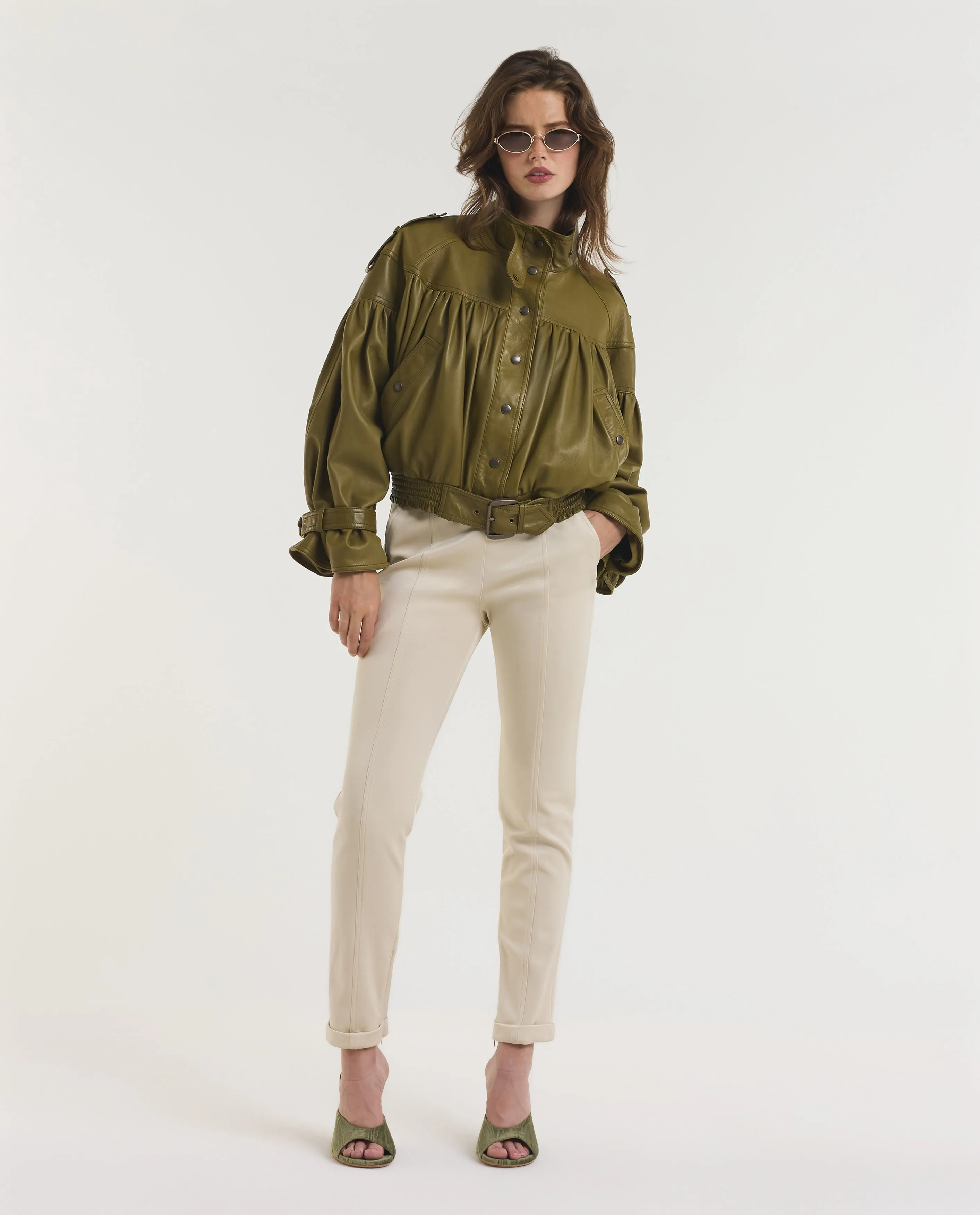 Cropped Leren Jack sold by Pauw Amsterdam product image thumbnail 3