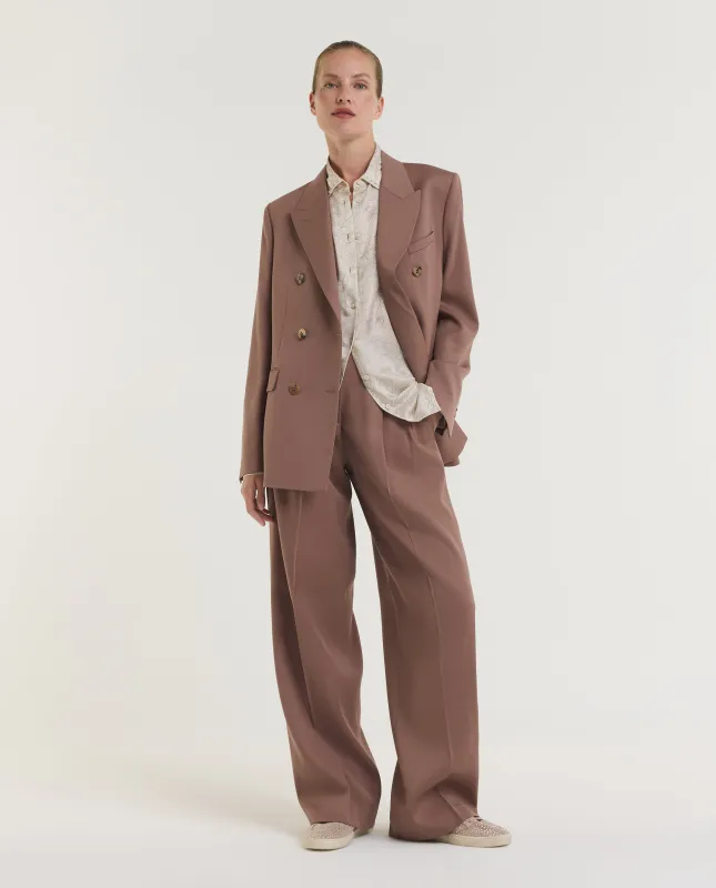 Gaberdine Wollen Pantalon made by Golden Goose
