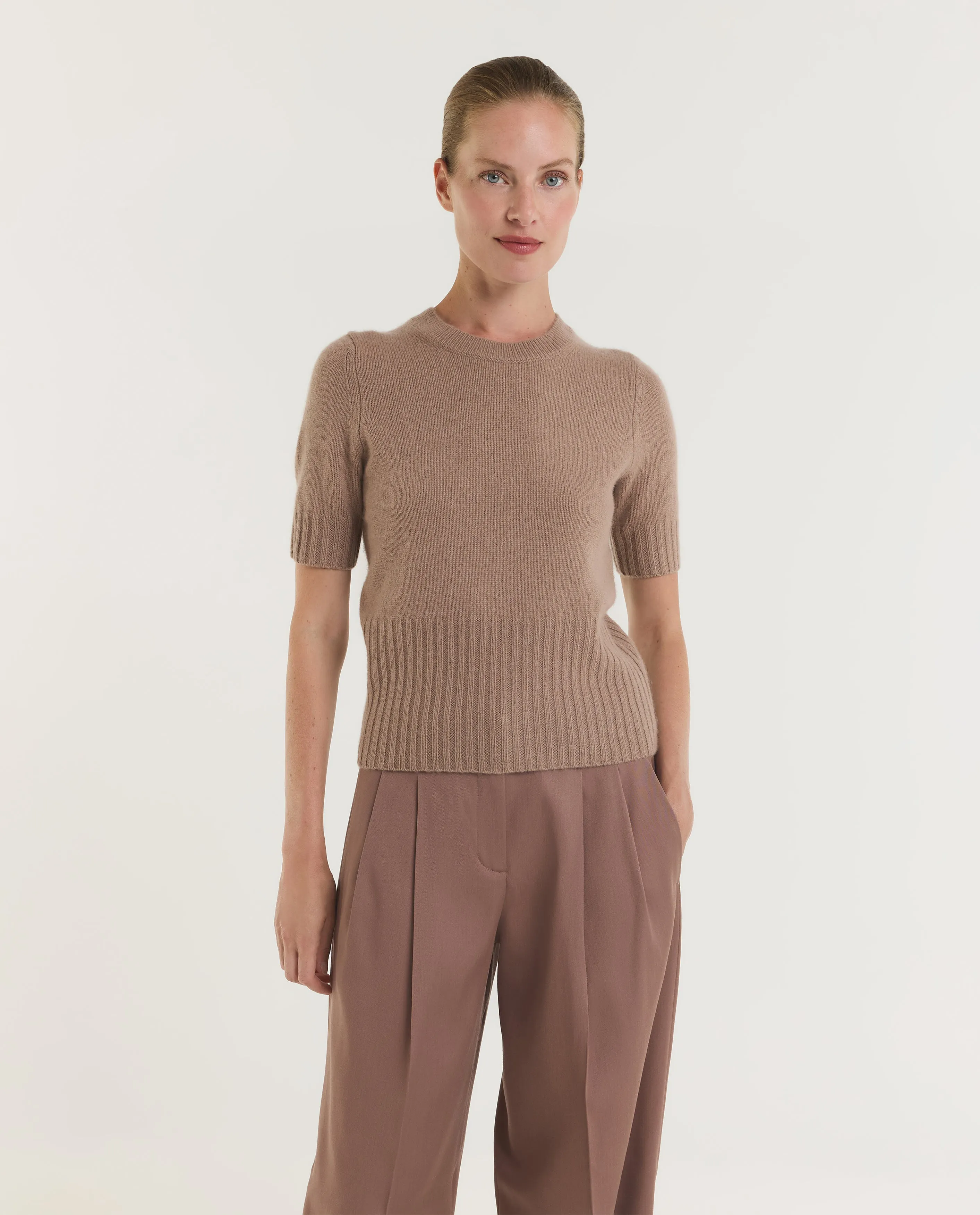 Wol Cashmere Korte Mouwen Trui sold by Pauw Amsterdam