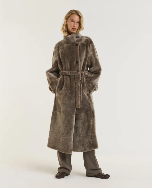 Shearling Overjas made by Brunello Cucinelli
