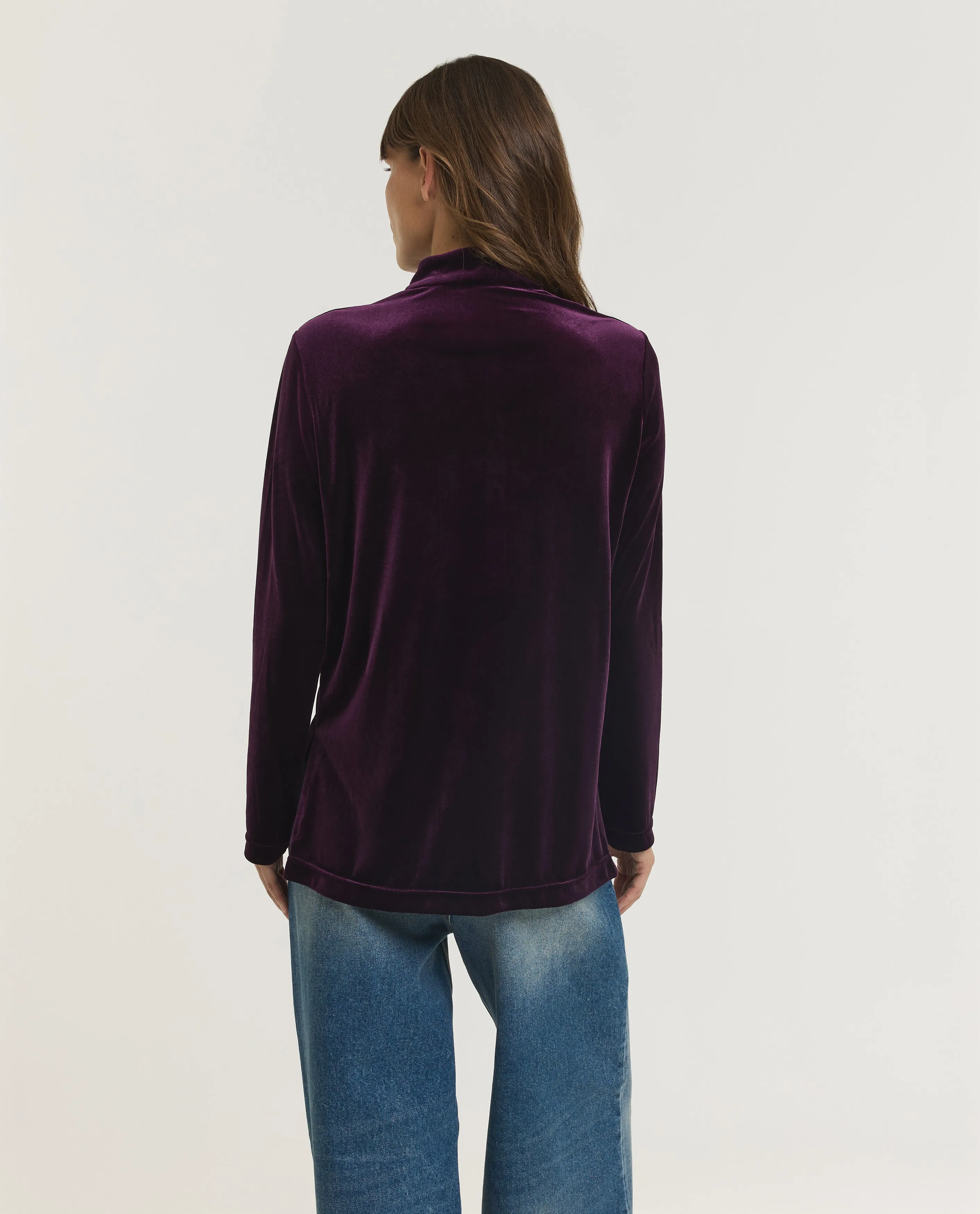 Fluwelen Staande Kraag Blouse sold by Pauw Amsterdam product image thumbnail 5