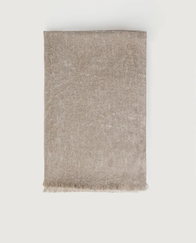 Soft Shimmer Shawl made by Brunello Cucinelli