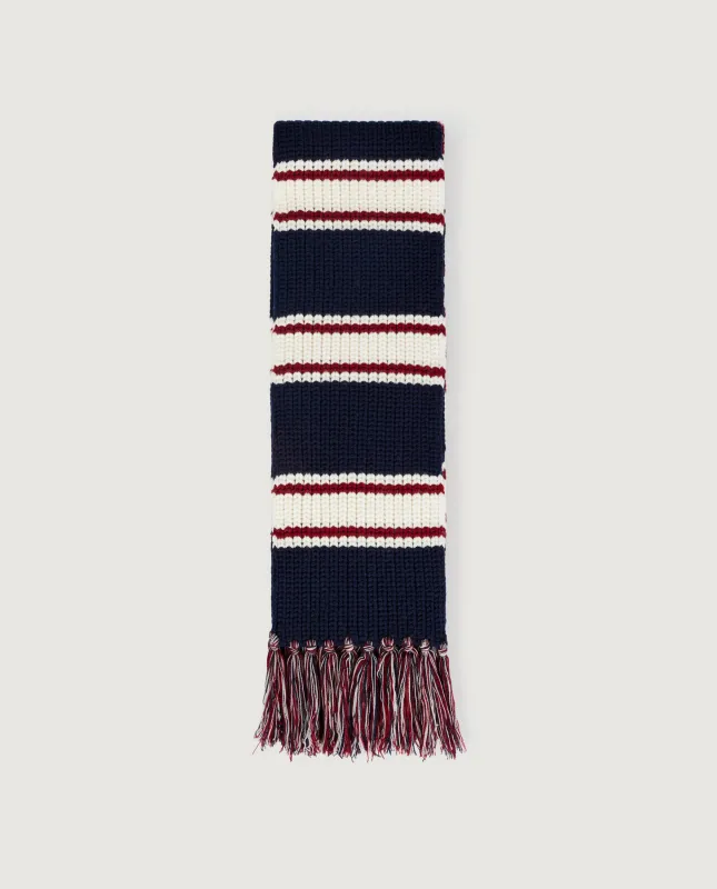 Rugby Club Shawl made by ALANUI