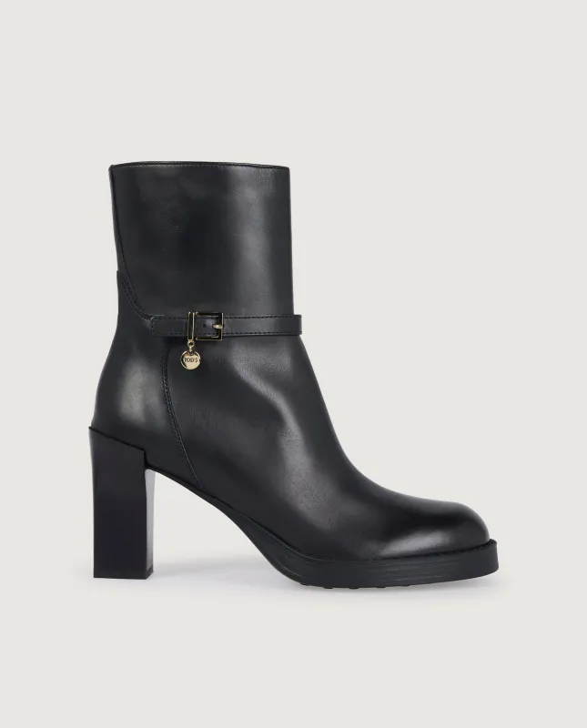 Leren Hak Laarzen made by Tod's