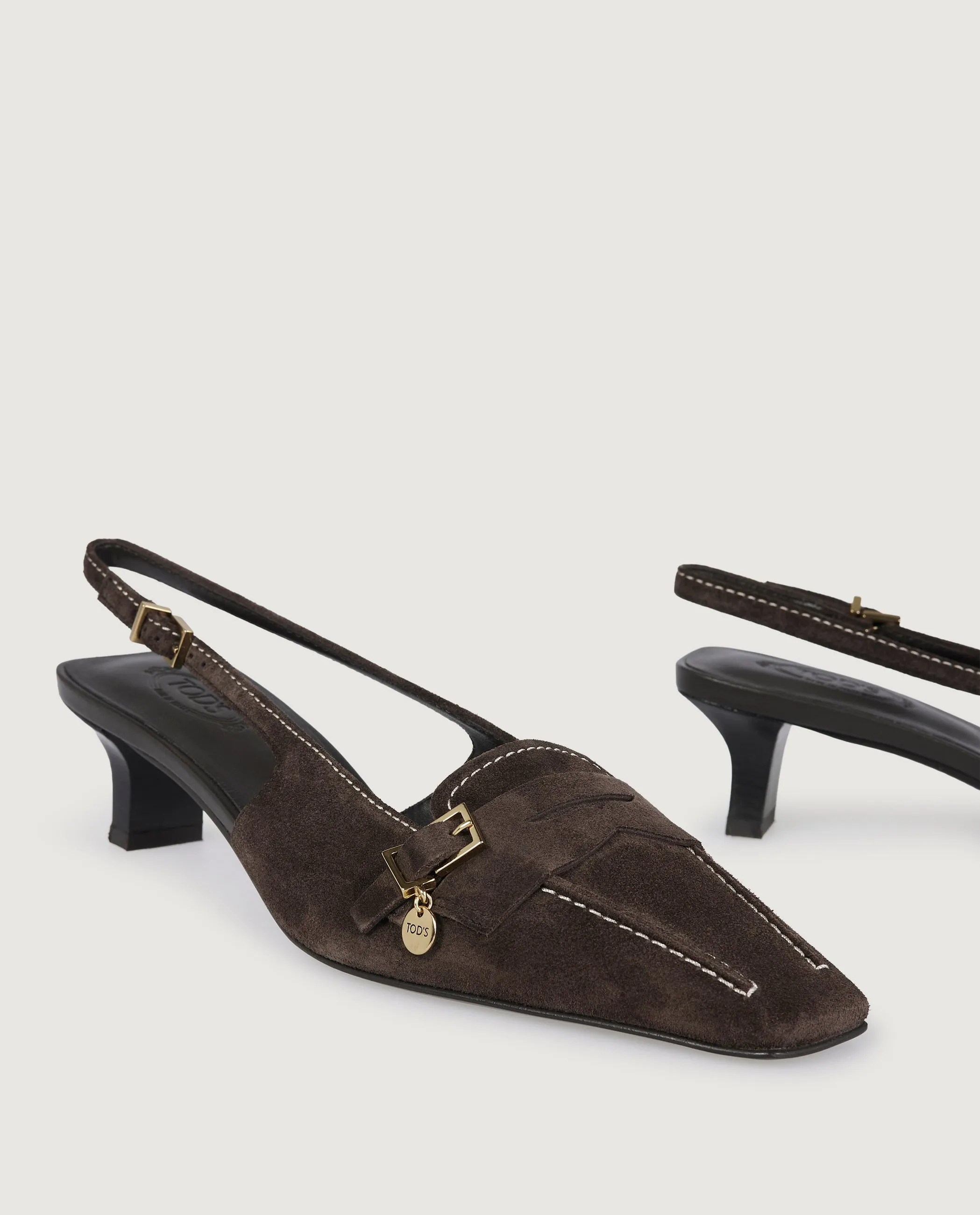 Suede Slingback Pumps sold by Pauw Amsterdam product image thumbnail 2