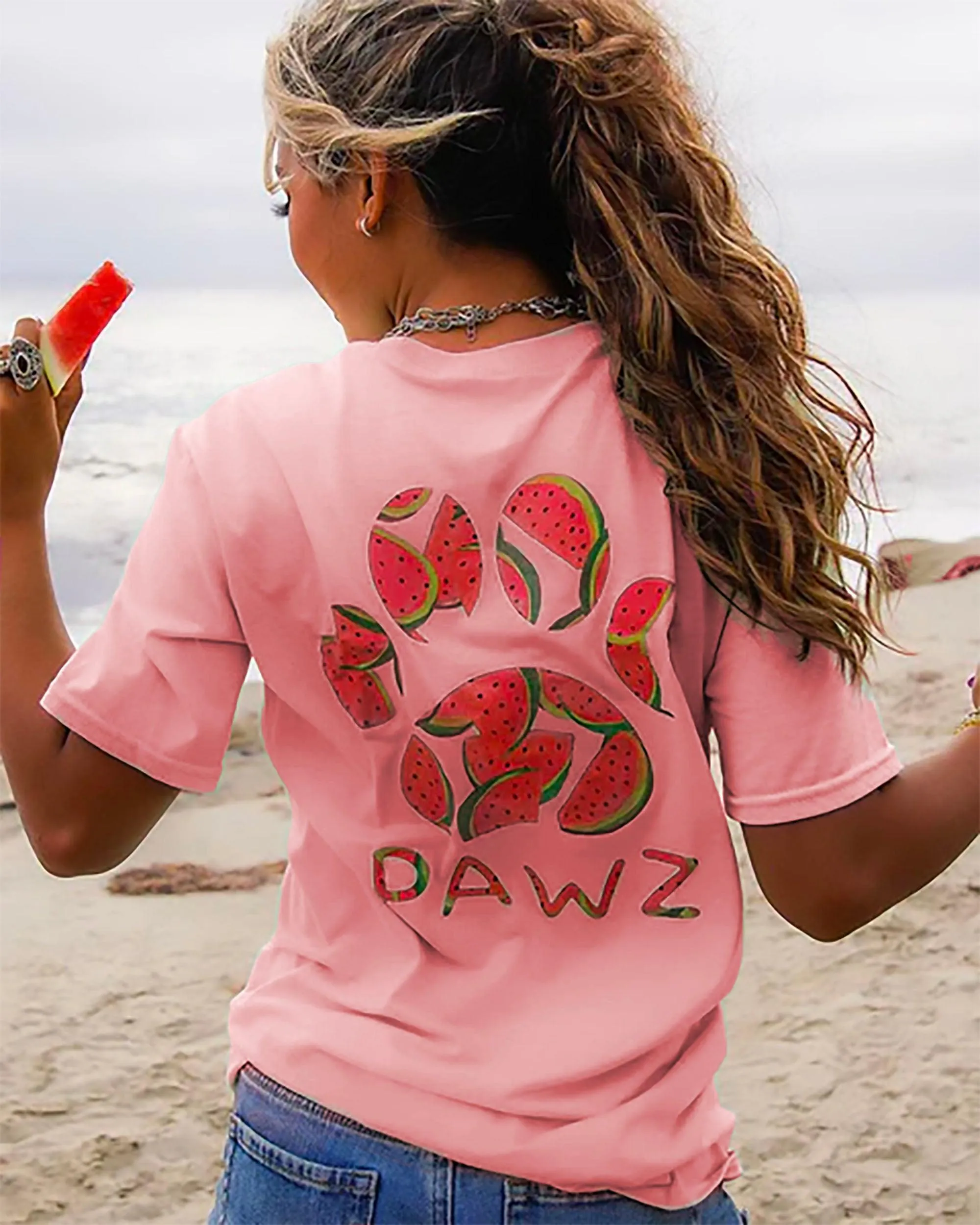 Watermelon Print Tee sold by PAWZ
