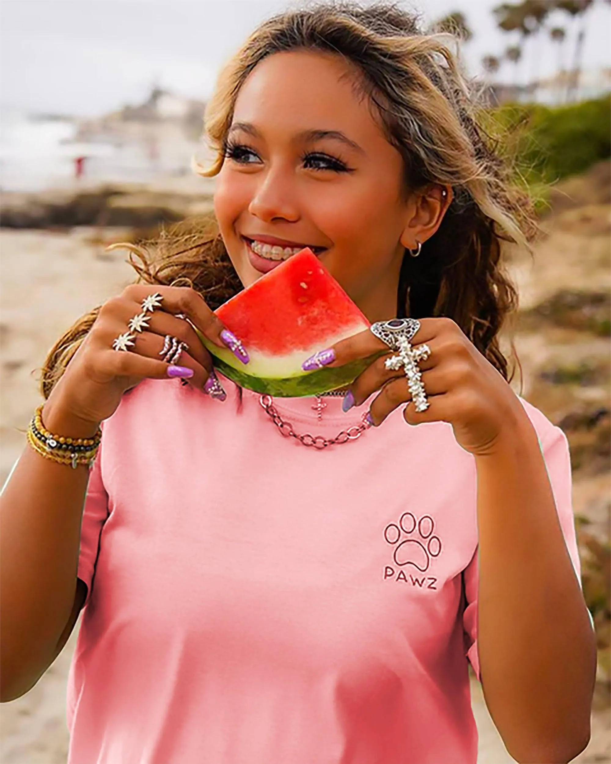 Watermelon Print Tee sold by PAWZ product image thumbnail 2