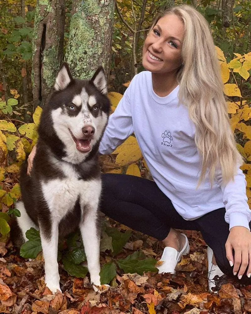 Colorful Hiking White Long Sleeve sold by PAWZ product image thumbnail 2