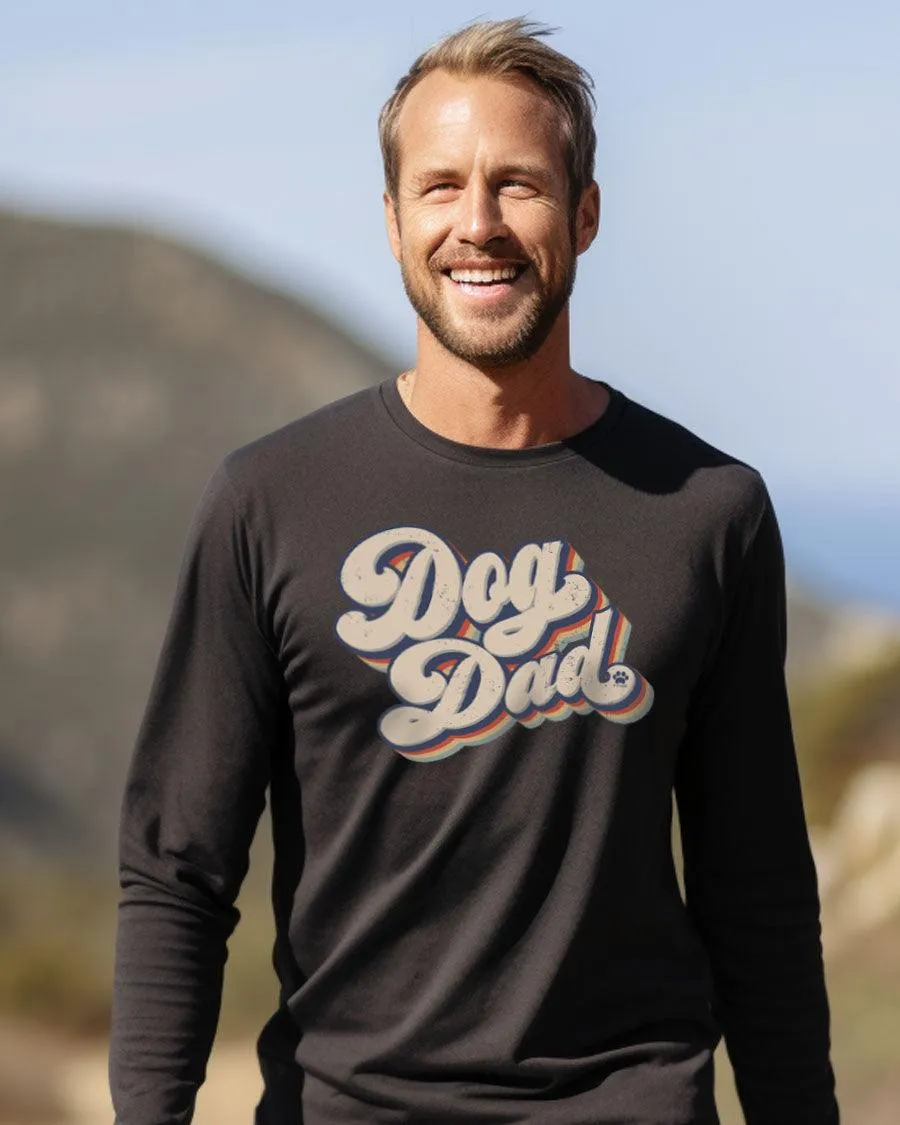 Dog Dad Retro Long Sleeve sold by PAWZ