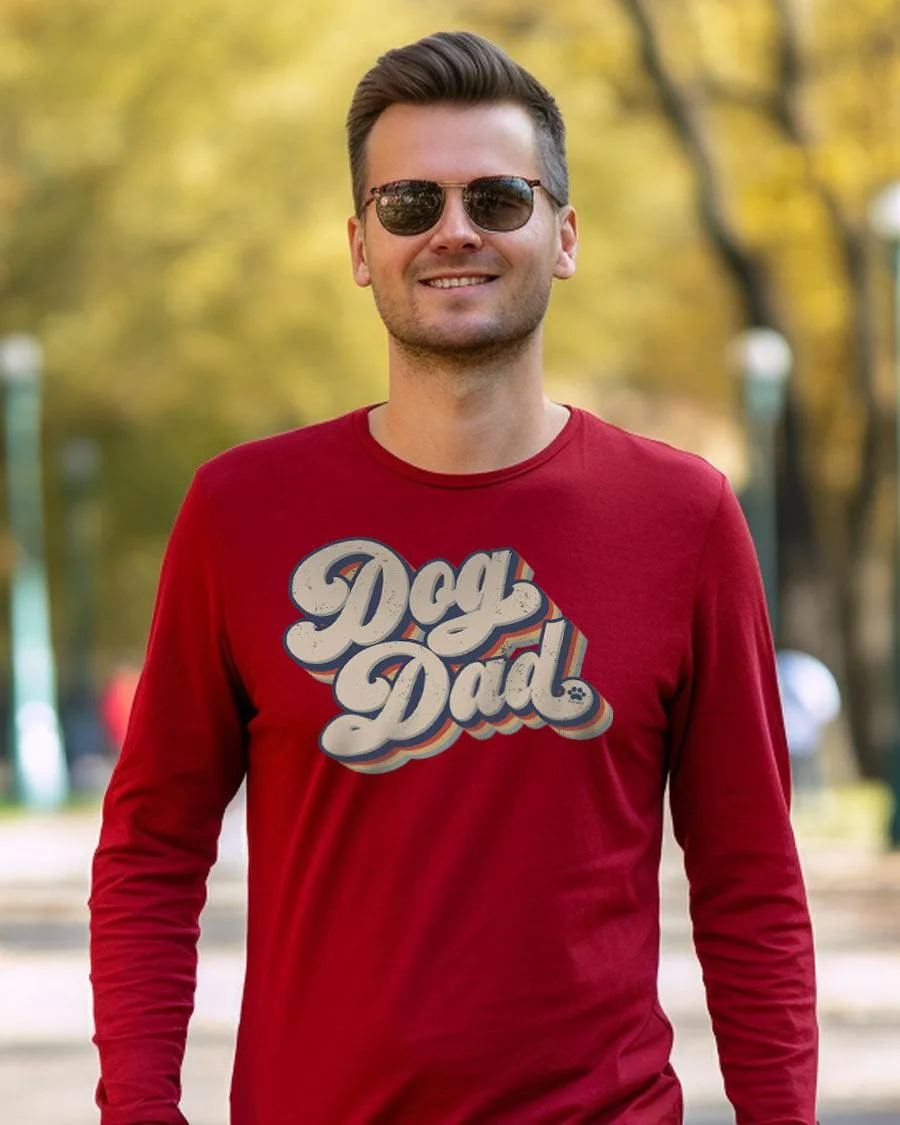 Dog Dad Retro Long Sleeve sold by PAWZ product image thumbnail 3