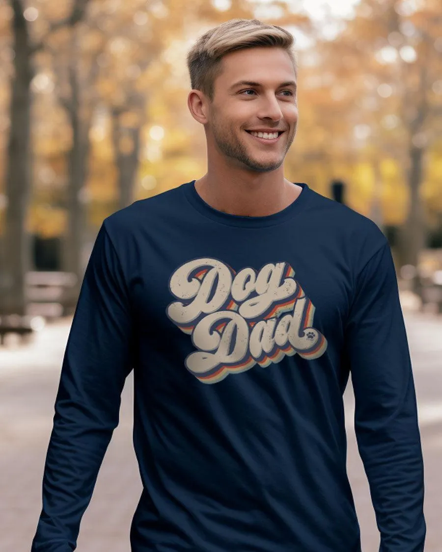 Dog Dad Retro Long Sleeve sold by PAWZ product image thumbnail 2
