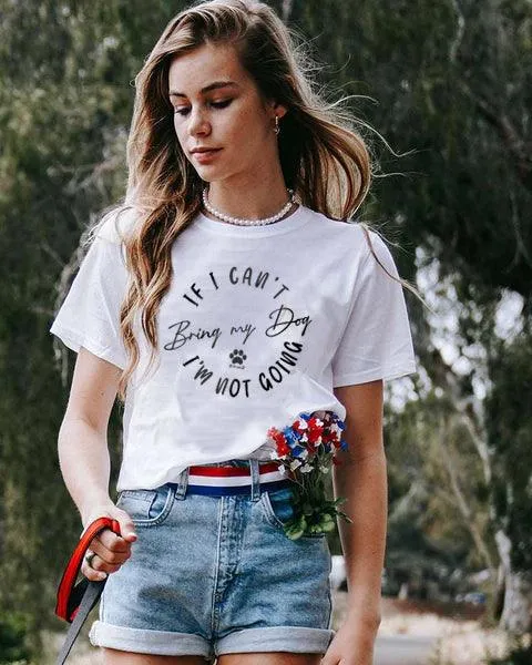 If I Can't Bring My Dog Tee sold by PAWZ product image thumbnail 2