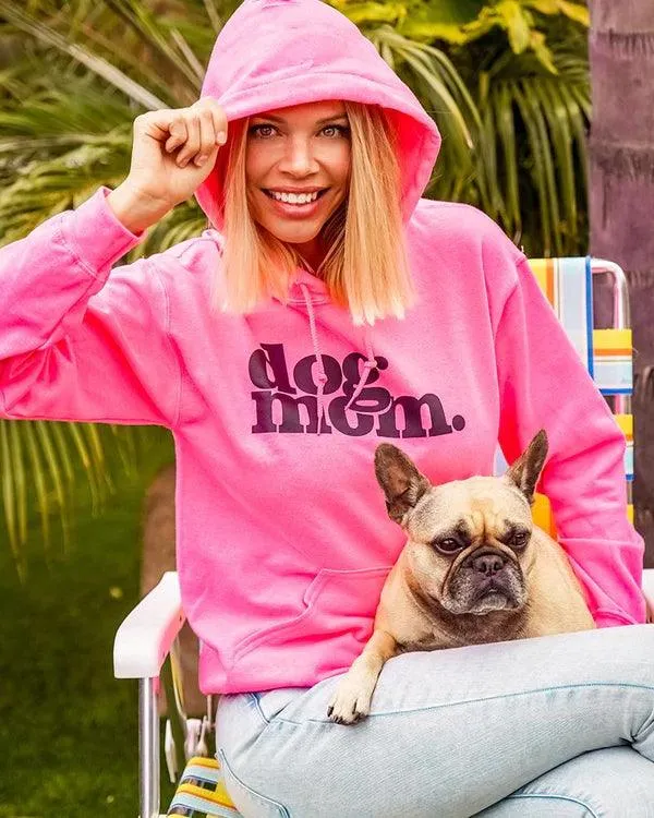 Dog Mom Black Print Hoodie sold by PAWZ product image thumbnail 4