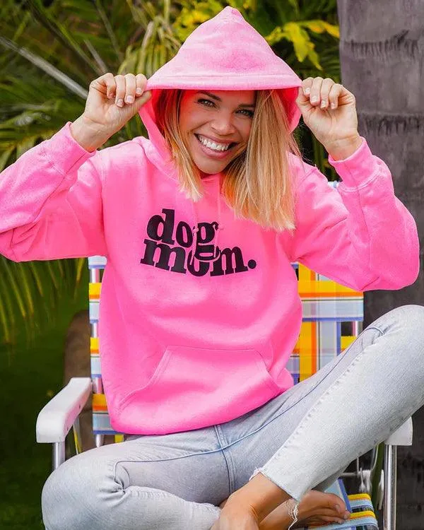 Dog Mom Black Print Hoodie sold by PAWZ product image thumbnail 3