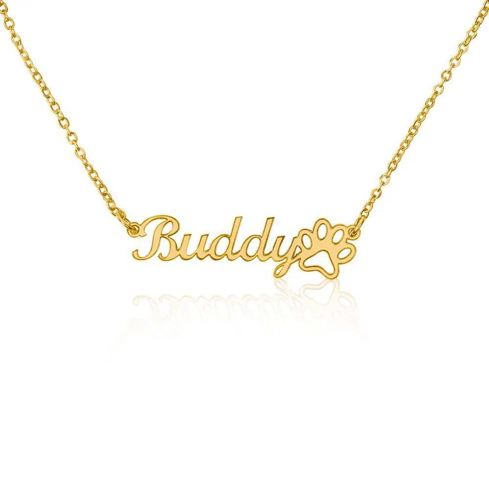 Dog Mom Personalized Necklace sold by PAWZ product image thumbnail 3