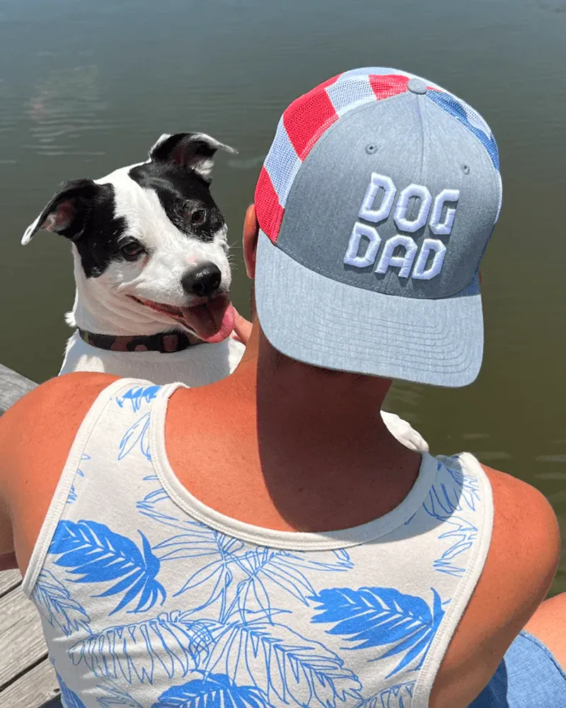 Dog Dad Flag Hat sold by PAWZ