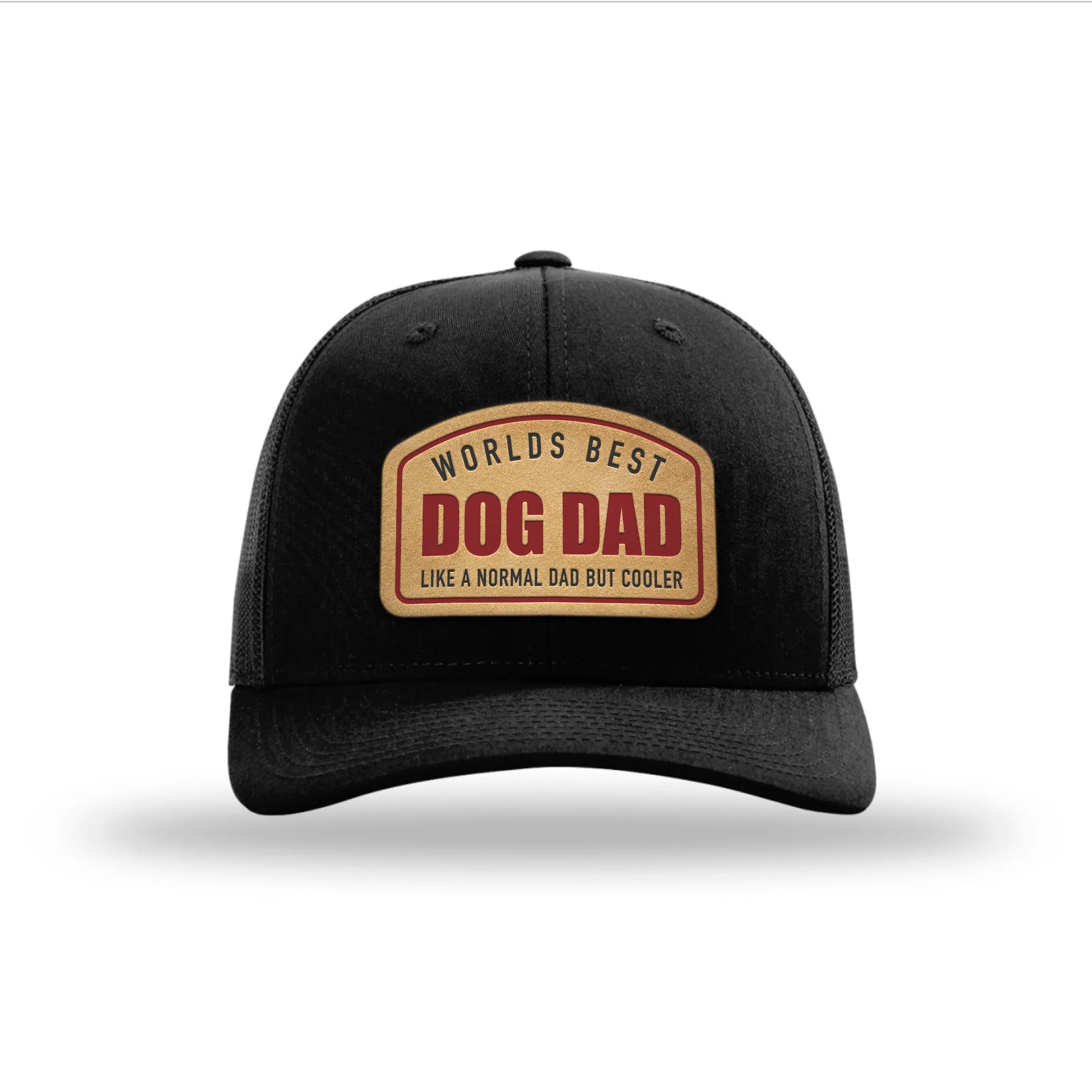 Worlds Best Dog Dad Brown Patch Hats sold by PAWZ product image thumbnail 2