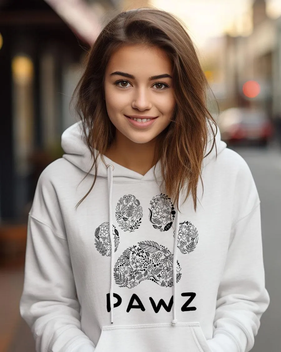 Pawz Leaves Outline Hoodie sold by PAWZ