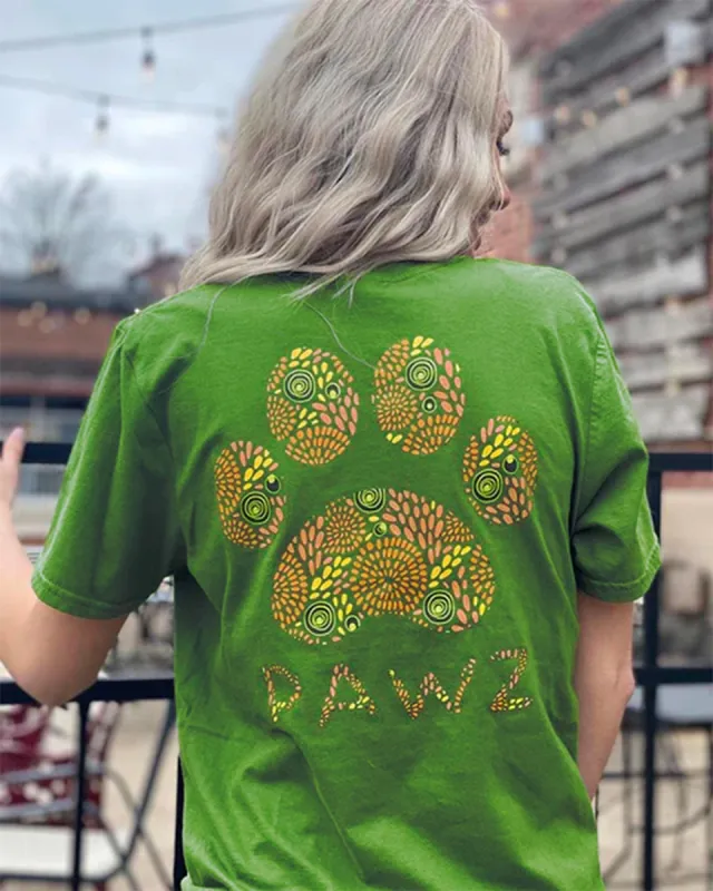 Camellia Swirl Tee sold by PAWZ