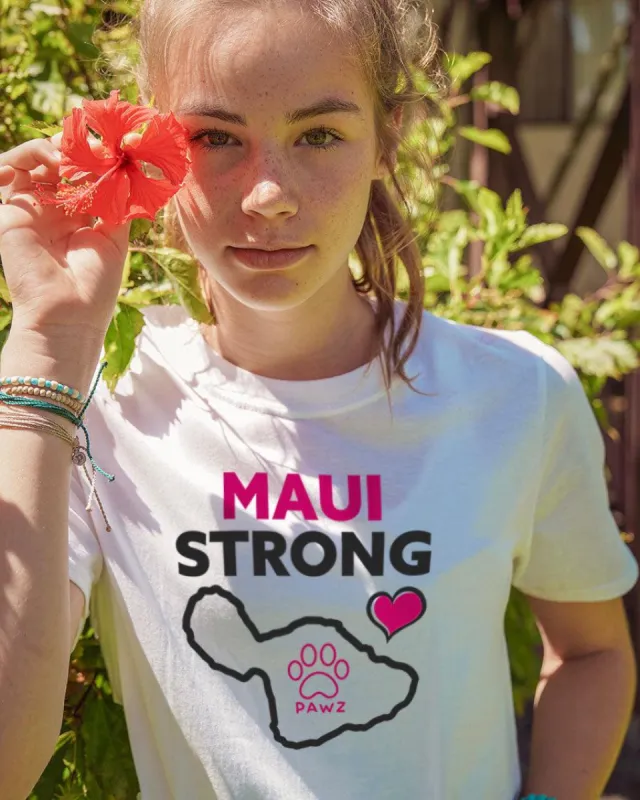Maui Strong Tee sold by PAWZ