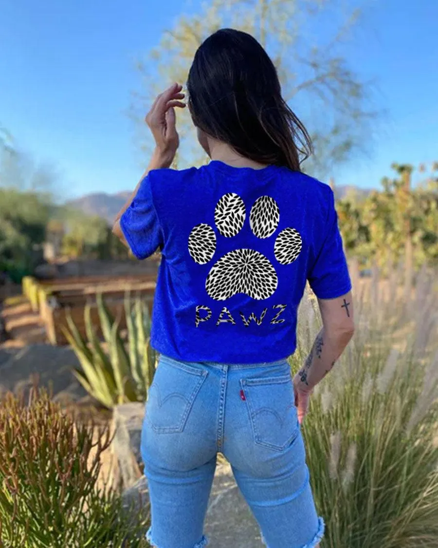 Dahlia Print Heathe Tee sold by PAWZ