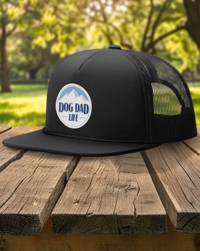 Dog Dad Life Foam Trucker Hats sold by PAWZ
