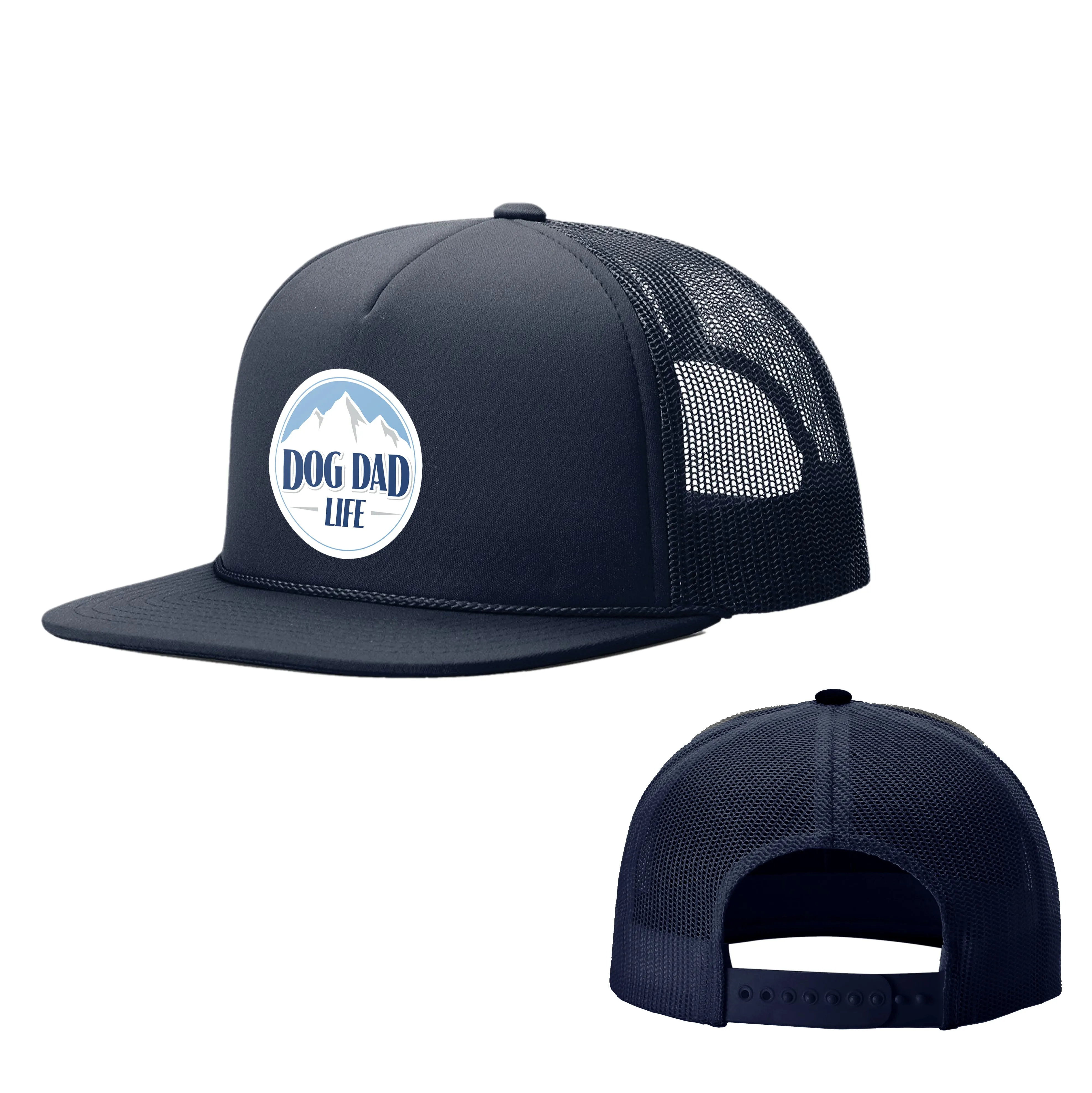 Dog Dad Life Foam Trucker Hats sold by PAWZ product image thumbnail 4