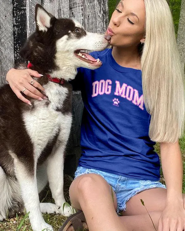 Dog Mom Pink Tee sold by PAWZ product image thumbnail 2