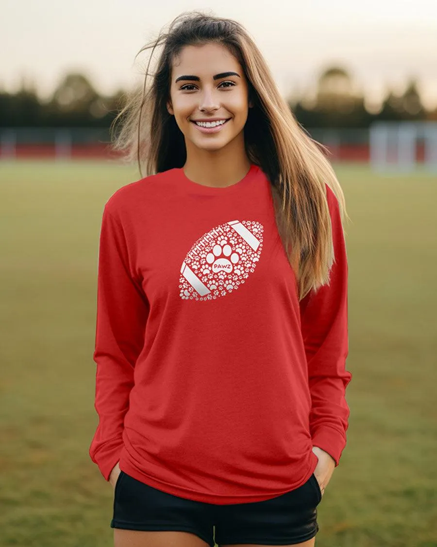Pawz Football Team Long Sleeve - White sold by PAWZ product image thumbnail 3