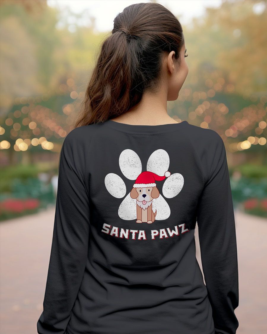 Santa Pawz Back Print Long Sleeve sold by PAWZ product image thumbnail 4