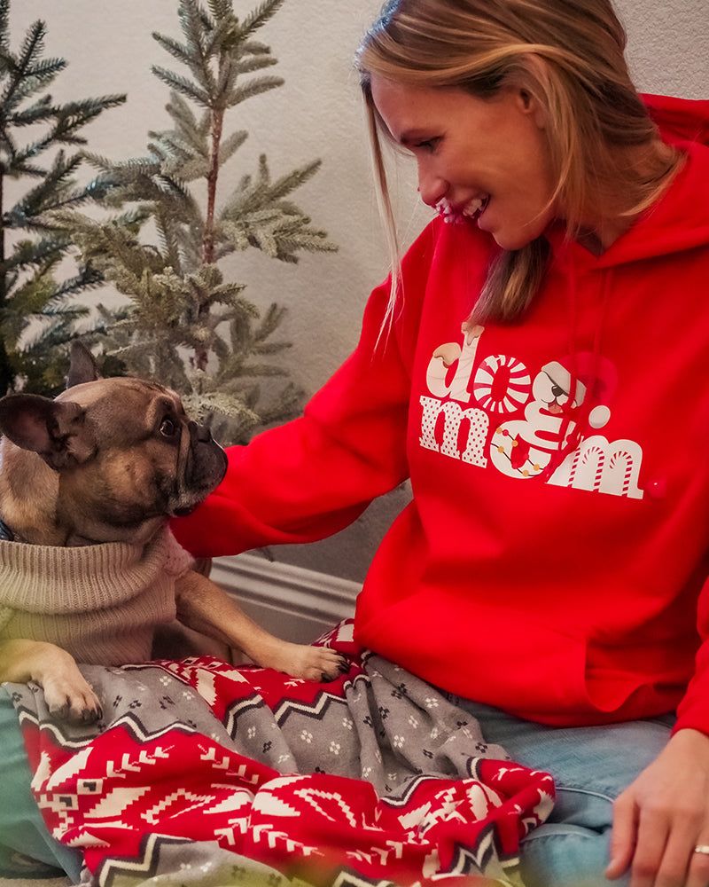 Holiday dog mom Hoodie sold by PAWZ product image thumbnail 2