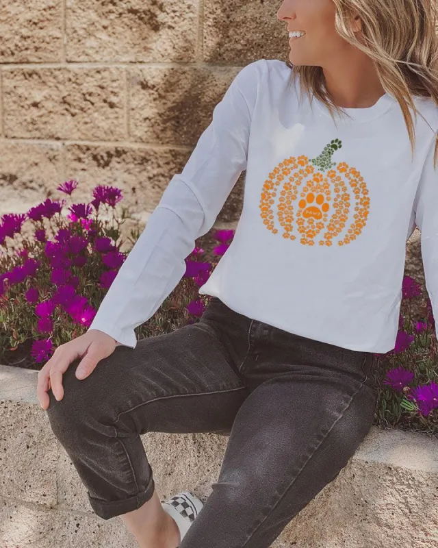 Pawz Pumpkin Long Sleeve sold by PAWZ