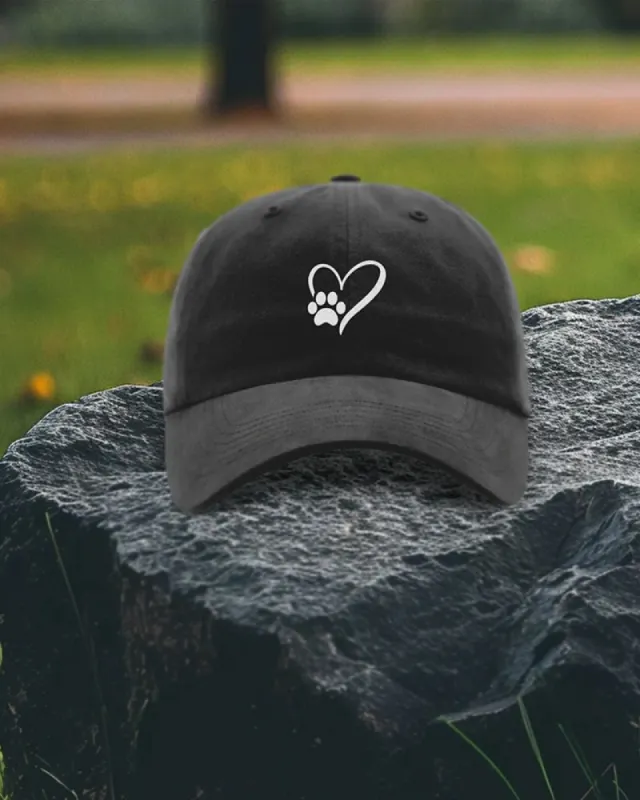 Paw Heart Dad Hats sold by PAWZ