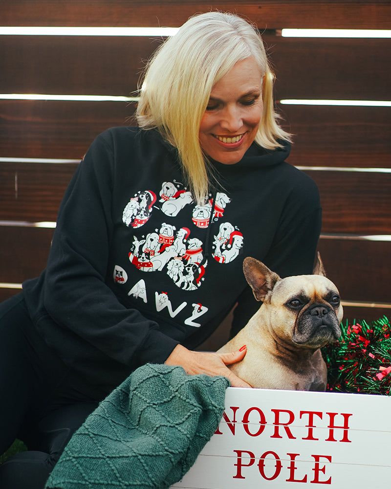 Snow Day Front Print Hoodie sold by PAWZ