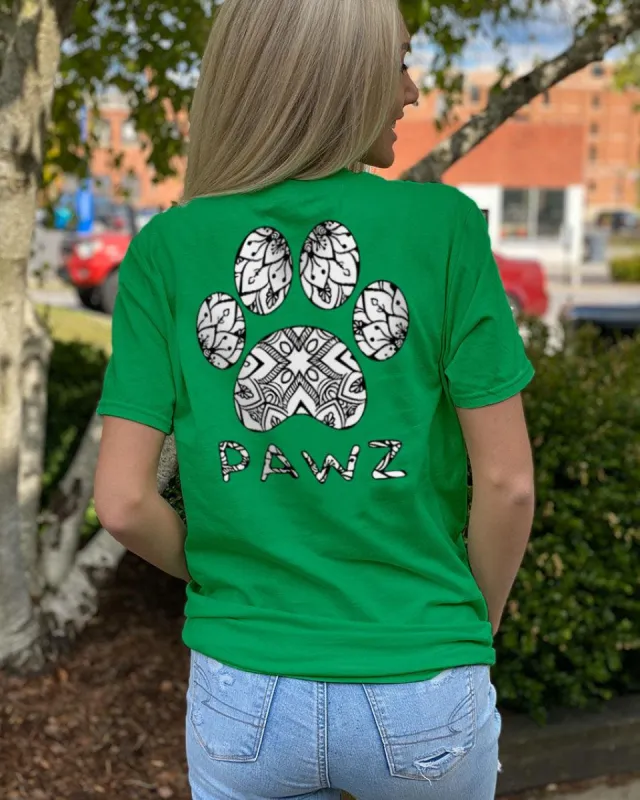 Lily Paw Irish Green Tee sold by PAWZ