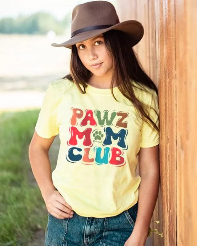 Pawz Mom Club Tee sold by PAWZ