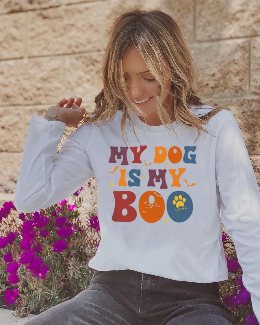 My Dog Is My BOO Long Sleeve sold by PAWZ product image thumbnail 3