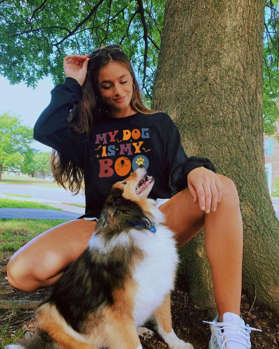 My Dog Is My BOO Long Sleeve sold by PAWZ