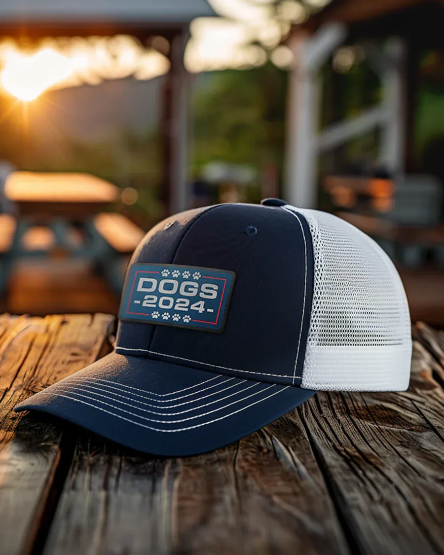 Dogs 2024 Patch Hats sold by PAWZ