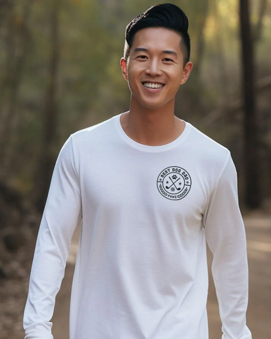 Best Dog Dad Long Sleeve sold by PAWZ product image thumbnail 5